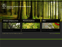 Tablet Screenshot of chirurgiadrzew.pl